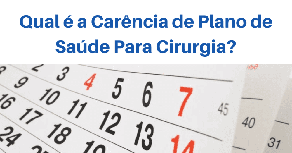 Carência de Plano de Saúde