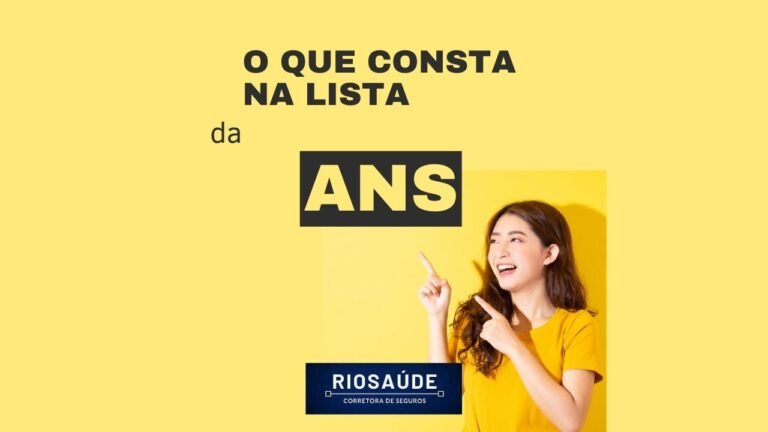 O que consta na lista da ANS?