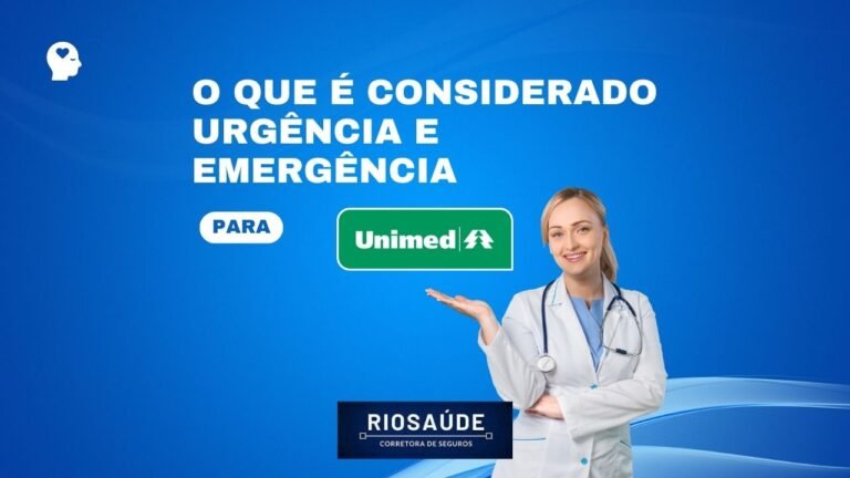 O que é considerado urgência e emergência para Unimed?
