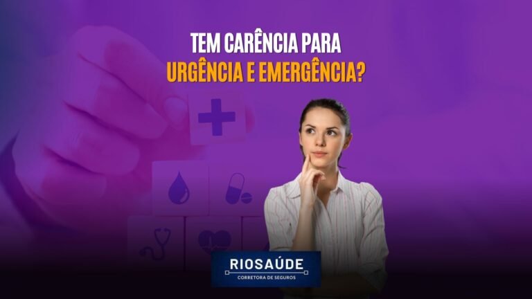 Tem carência para urgência e emergência?