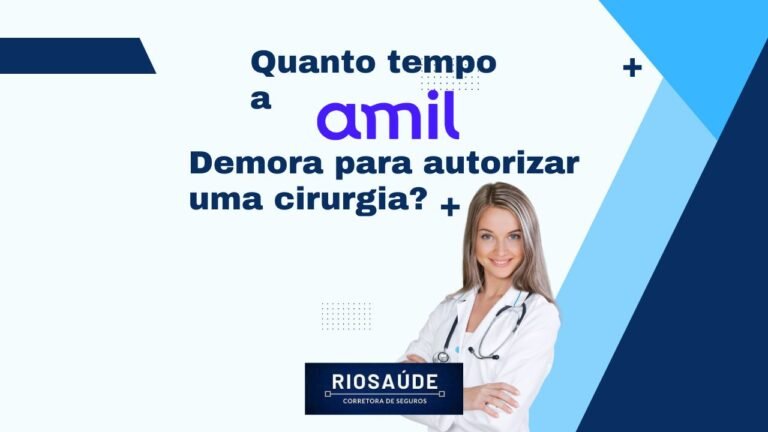 Quanto tempo a Amil demora para autorizar uma cirurgia?