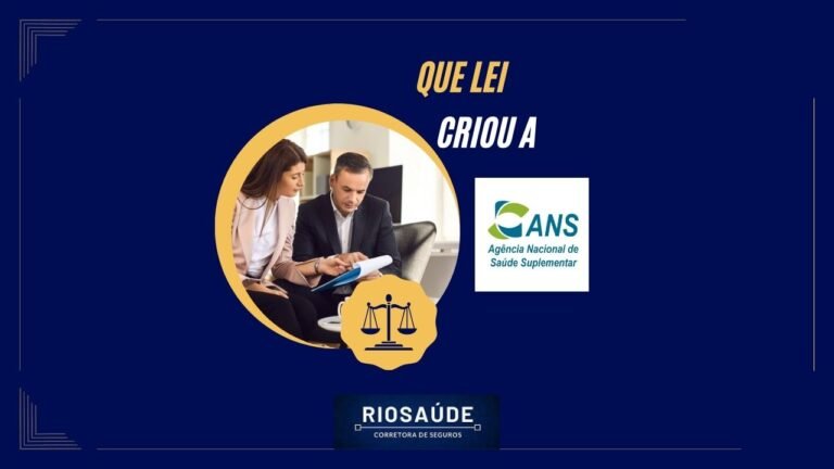 Que Lei criou a ANS?