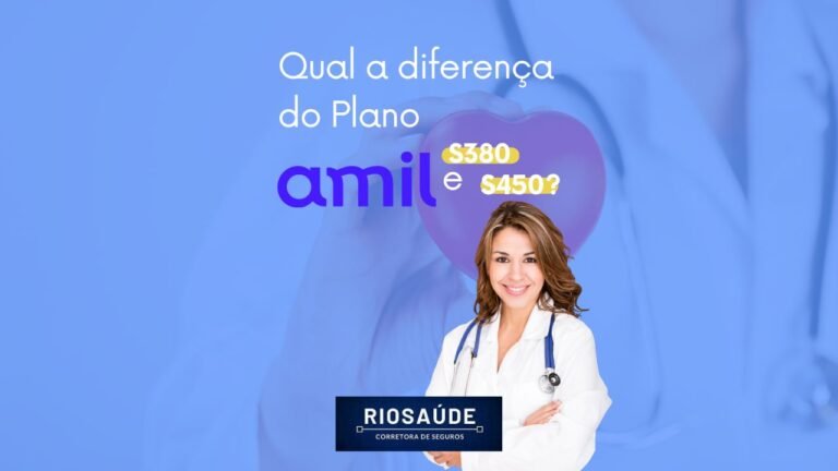 Qual a diferença do Plano Amil S380 e S450?