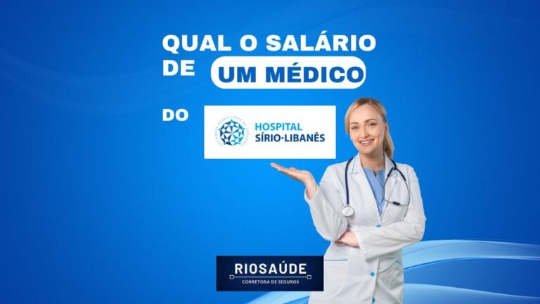 Qual o salário de um médico do Sírio-Libanês?