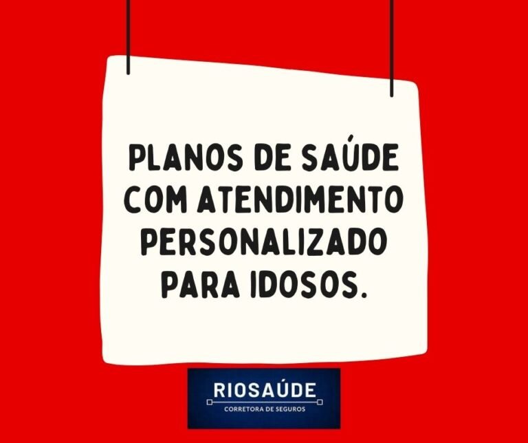 Planos de saúde com atendimento personalizado para idosos.