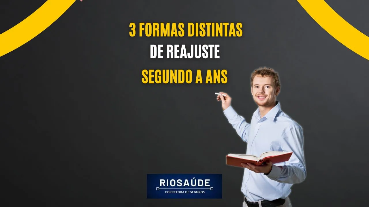 Quais são as três formas distintas de reajuste previstas pela ANS